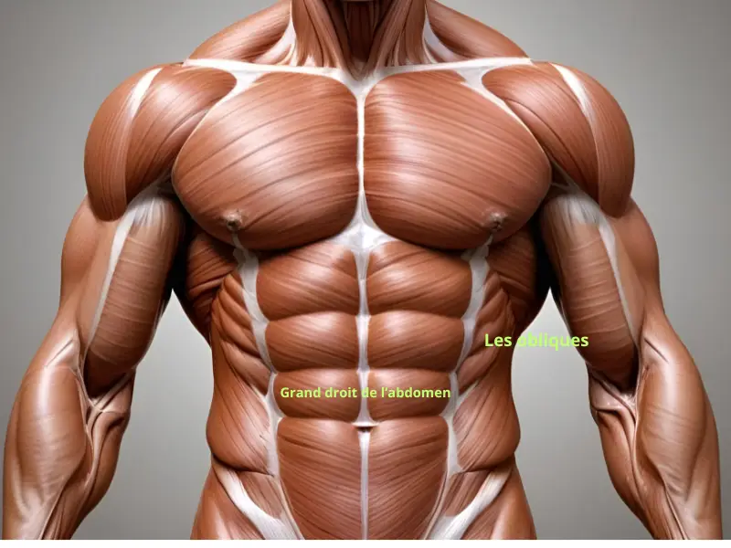 Les abdominaux et la quête du "Six-Pack": la vérité derrière les abdos visibles 2 Gran droit de l'abdomen