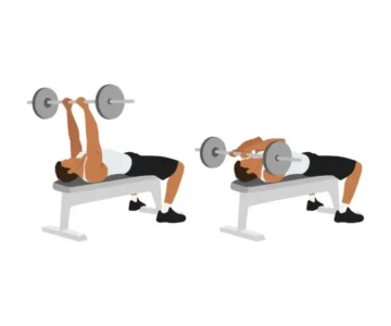 Barre front(Skull Crushers)