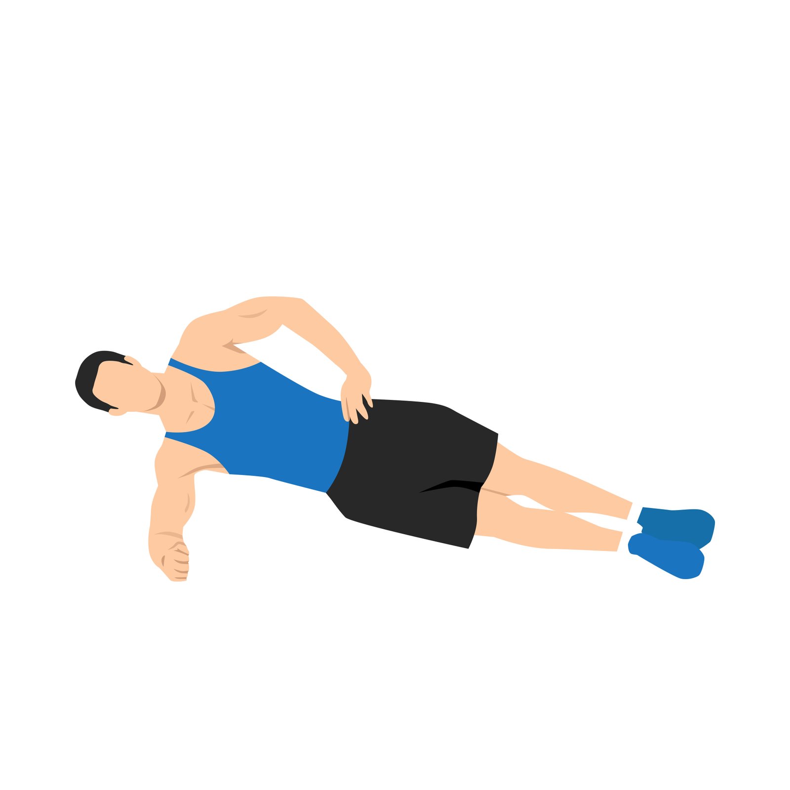 Planche latérale abdominaux
