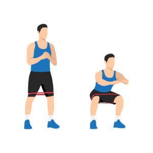 Squat avec élastique