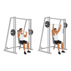 Développé épaules à la Smith machine