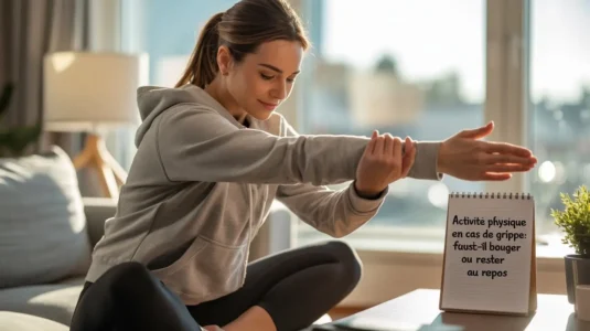 Activité physique en cas de grippe 