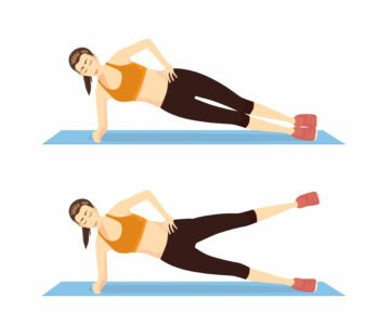 Élévations de jambe en planche latérale