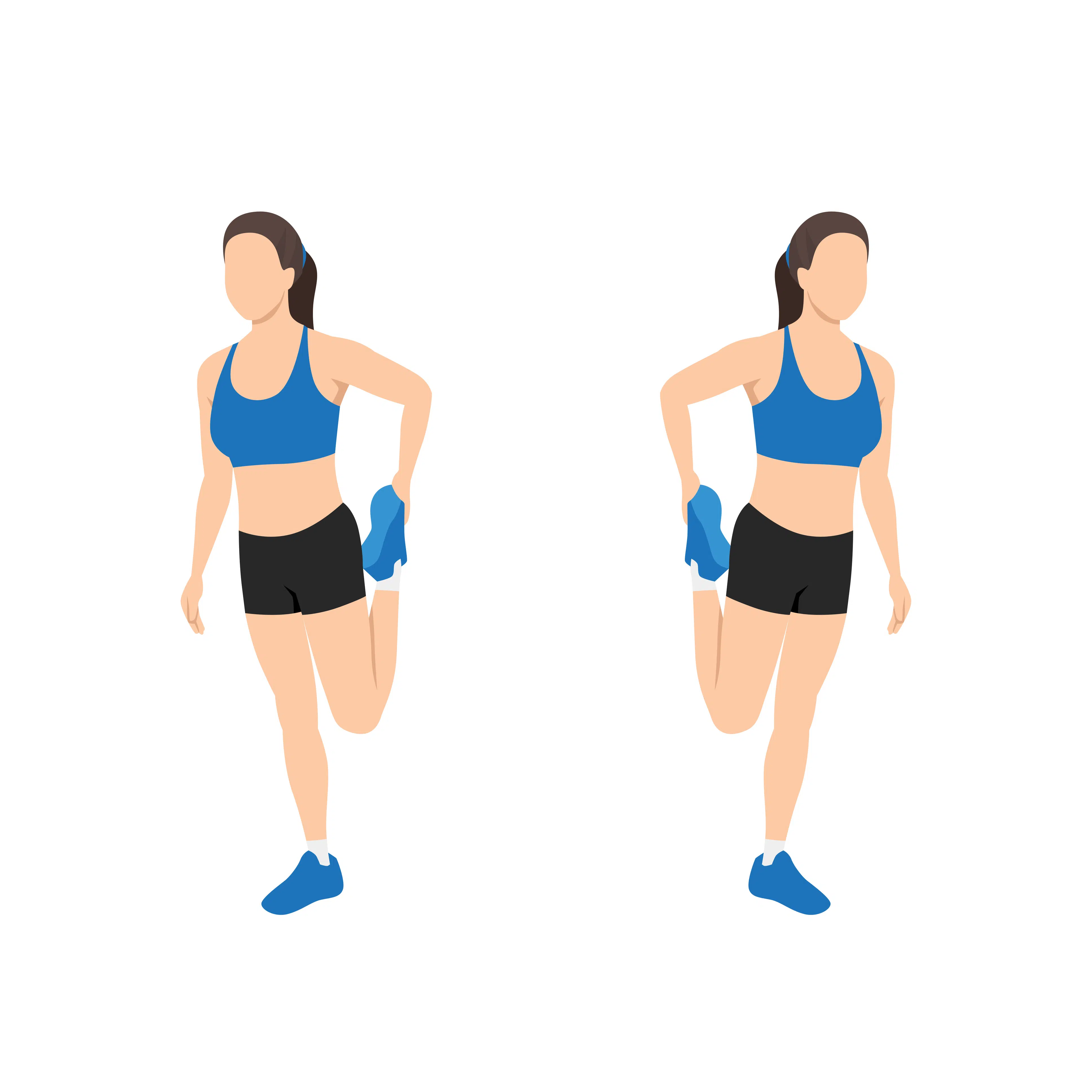 Étirements des quadriceps