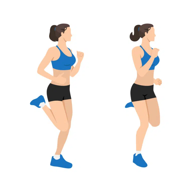 CARDIO-TRAINING 33 butt kicks, Talons-fesses, Talons-fesses cardio