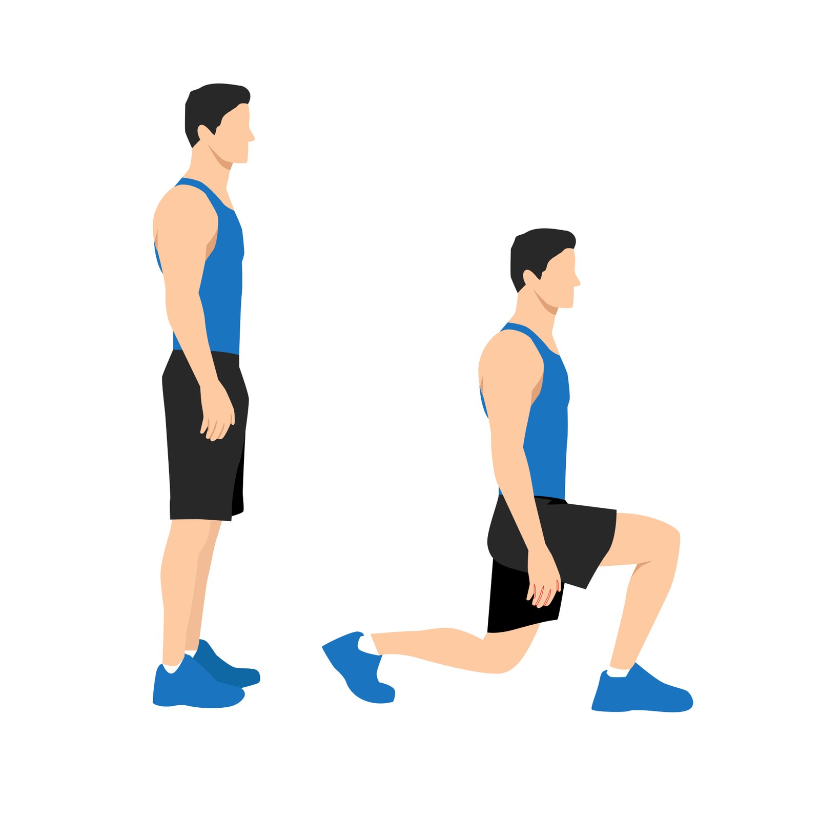 Les fentes (lunges)