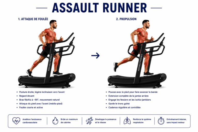 CARDIO-TRAINING 32 Exercice assault runner : technique