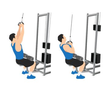 tirage vertical prise serrée (V bar pulldown)