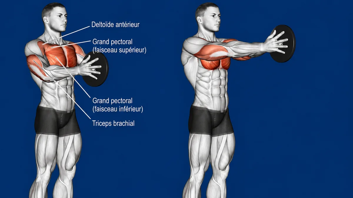svend press, exercice pectoraux