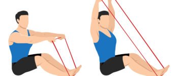 Élévation bras élastique assis : technique, muscles et programme