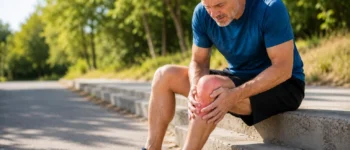 Goutte au genou : guide pratique du sportif en reprise (symptômes, traitement, reprise)
