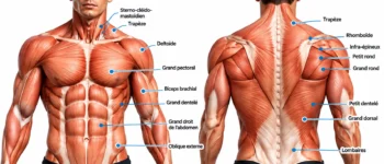 Anatomie du haut du corps humain : les 4 groupes musculaires