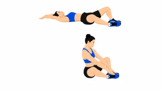 Butterfly sit-up